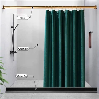 Luksuslikud dušikardinate komplektid